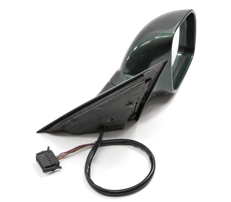 RH Side View Stubby Short Door Mirror 98-03 VW Passat B5 - Green - Genuine