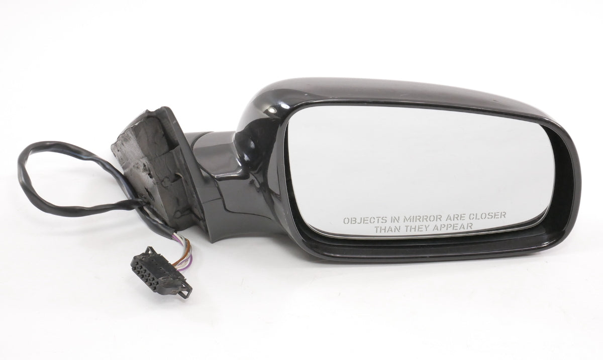 RH Exterior Side View Door Mirror 98-03 VW Passat B5 B5.5 Black - Genuine
