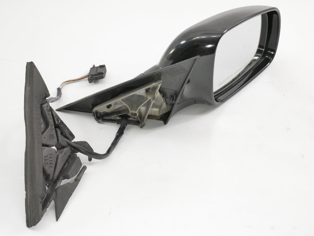 RH Exterior Side View Door Mirror 98-03 VW Passat B5 B5.5 Black - Genuine
