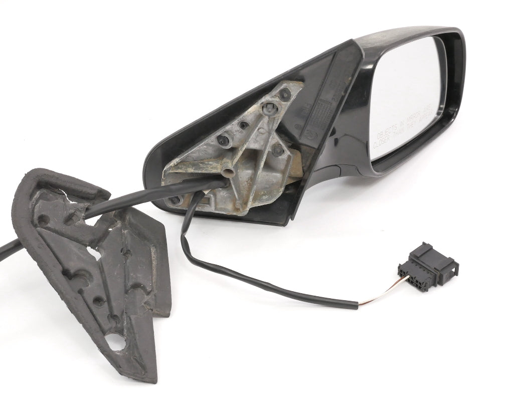 RH Manual Side View Exterior Door Mirror VW Jetta Golf MK4 L041 Black ~ Genuine