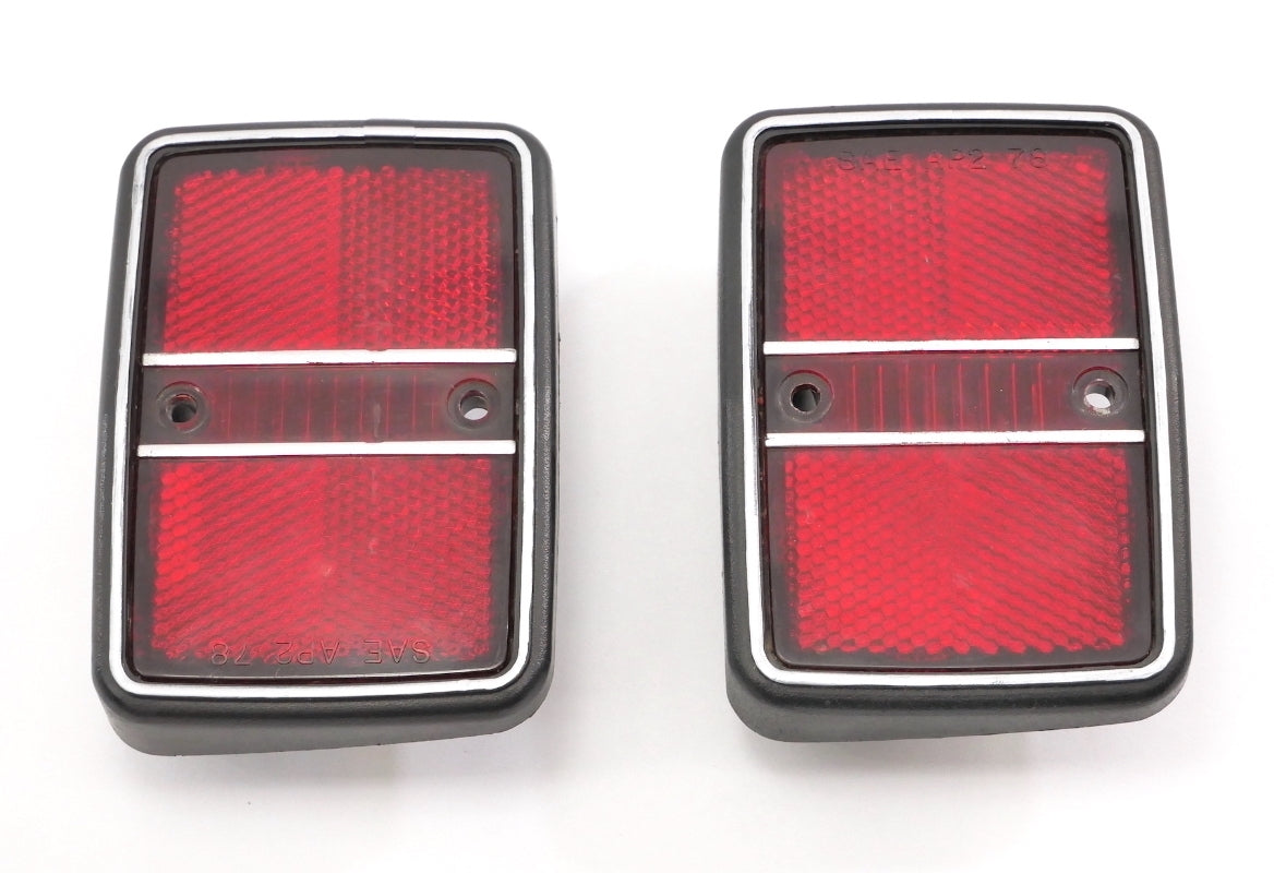 2 Rear Side Marker Light Quarter Panel Lamp 79-84 VW Rabbit MK1 OEM 175 945 361