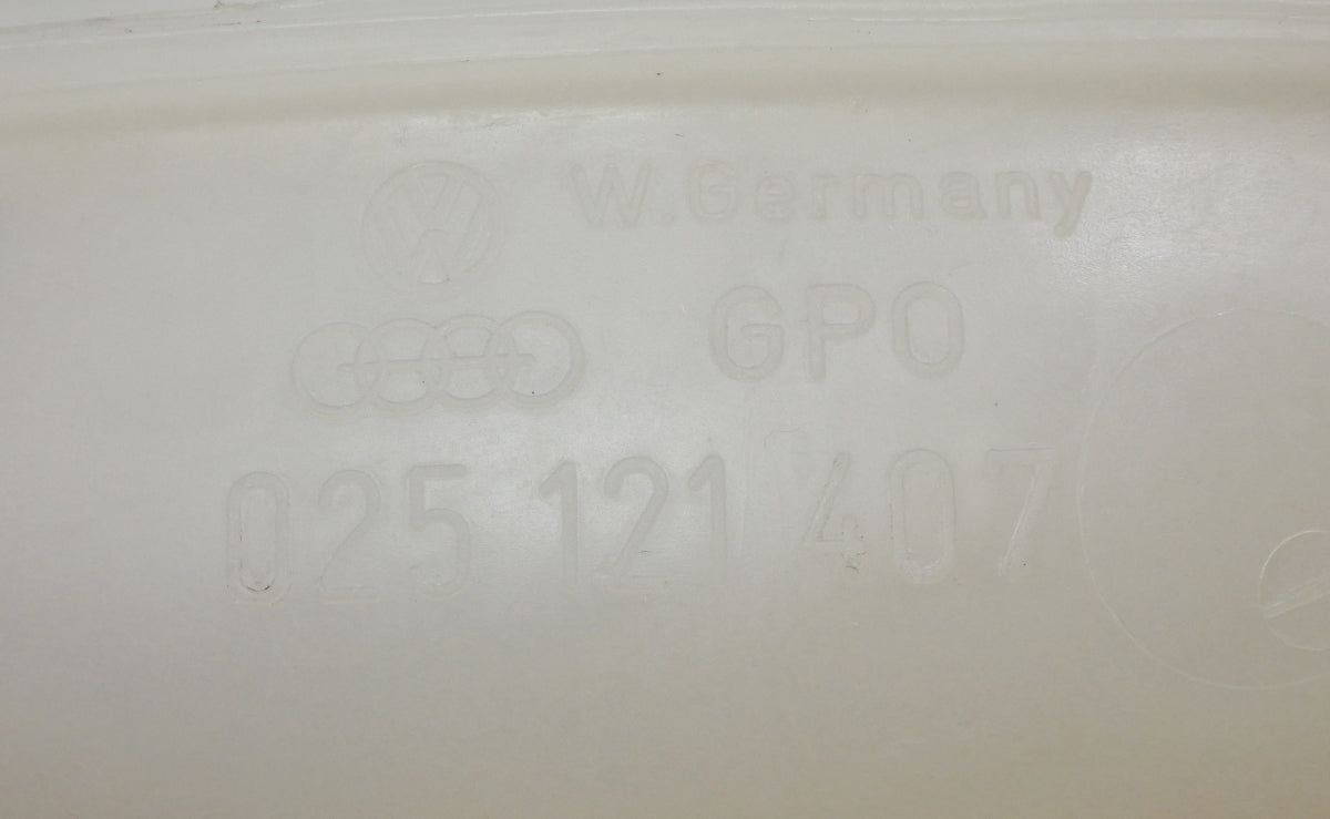 NOS Coolant Tank Reservoir 86-91 VW Vanagon T3 - Genuine - 025 121 407