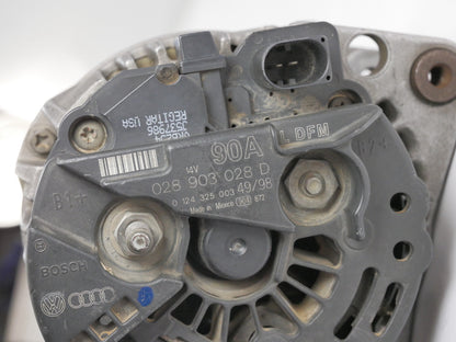 Genuine Bosch 90 Amp Alternator 99-05 VW Jetta Golf Beetle Mk4 - 028 903 028 D -
