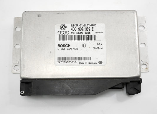 ESP Computer 00-03 Audi A8 S8 D2 Traction Control Module ~ Genuine 4D0 907 389 E