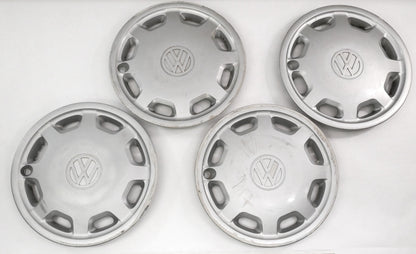 Genuine Hub Cap Wheel Cover Set 14" 93-99 VW Jetta Golf Cabrio MK3 ~ 1HM 601 147