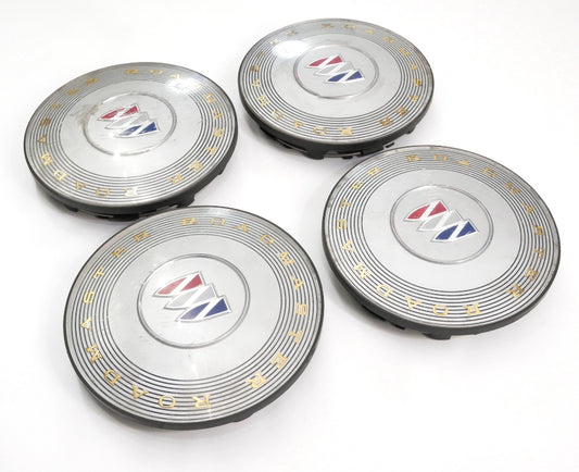 Wheel Center Hub Cap Cover Set 91-96 Buick Roadmaster - Genuine - 10194330