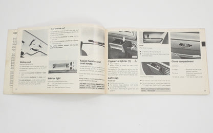1980 Volkswagen VW Dasher Owners Manual Book