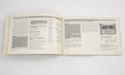 Original Owners Manual Book 1989 89 Volkswagen VW Fox - Genuine