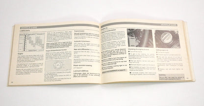 Original Owners Manual Book 1987 87 Volkswagen VW Quantum - Genuine