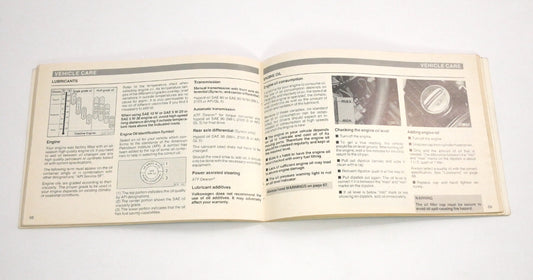 Original Owners Manual Book 1987 87 Volkswagen VW Quantum - Genuine