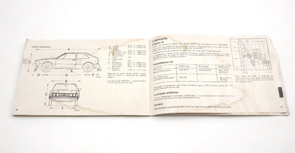 Original Owners Manual Book 1977 77 Volkswagen VW Scirocco MK1 - Genuine