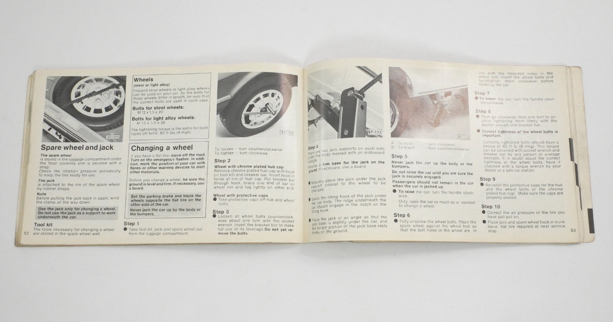 Original Owners Manual Book 1979 79 Volkswagen VW Scirocco MK1 - Genuine