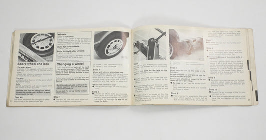 Original Owners Manual Book 1979 79 Volkswagen VW Scirocco MK1 - Genuine