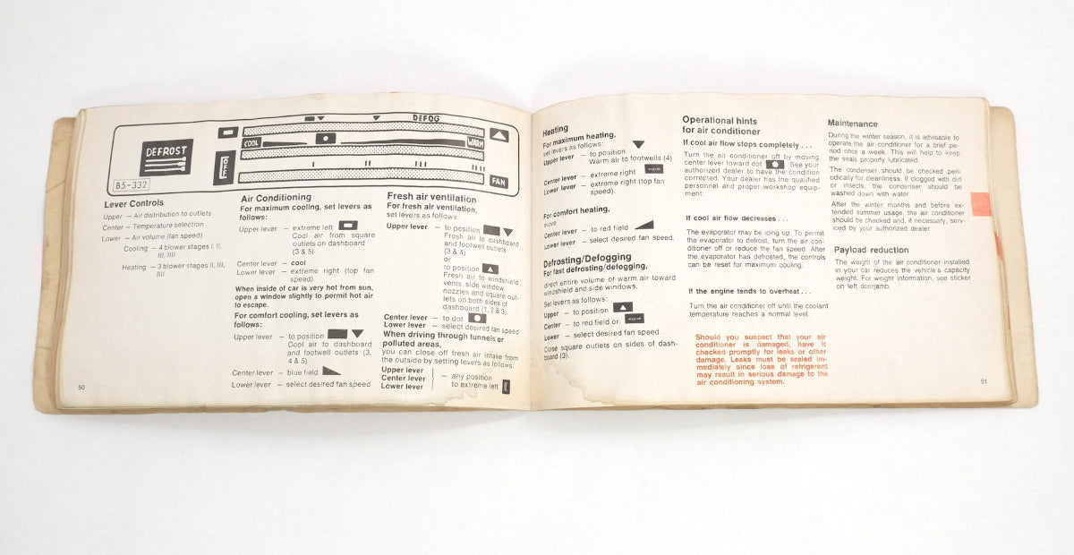 Original Owners Manual Book 1979 79 Volkswagen VW Rabbit MK1 - Genuine