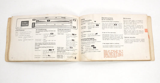 Original Owners Manual Book 1979 79 Volkswagen VW Rabbit MK1 - Genuine