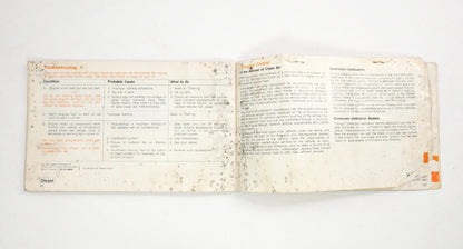 Original Owners Manual Book 1980 80 Volkswagen VW Rabbit MK1 ~ Genuine