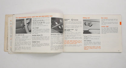 Original Owners Manual Book 1981 81 Volkswagen VW Rabbit MK1 - Genuine