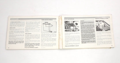 1985 85 Volkswagen VW Golf Owners Manual Book MK2 - Genuine