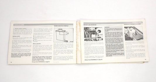 1985 85 Volkswagen VW Golf Owners Manual Book MK2 - Genuine