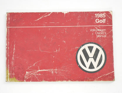 1985 85 Volkswagen VW Golf Owners Manual Book MK2 - Genuine