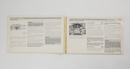 1986 86 Volkswagen VW Golf GTI Owners Manual Book MK2 - Genuine