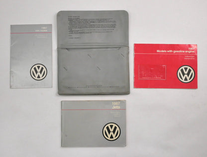 1987 87 Volkswagen VW Jetta MK2 Owners Manual Book - Genuine -