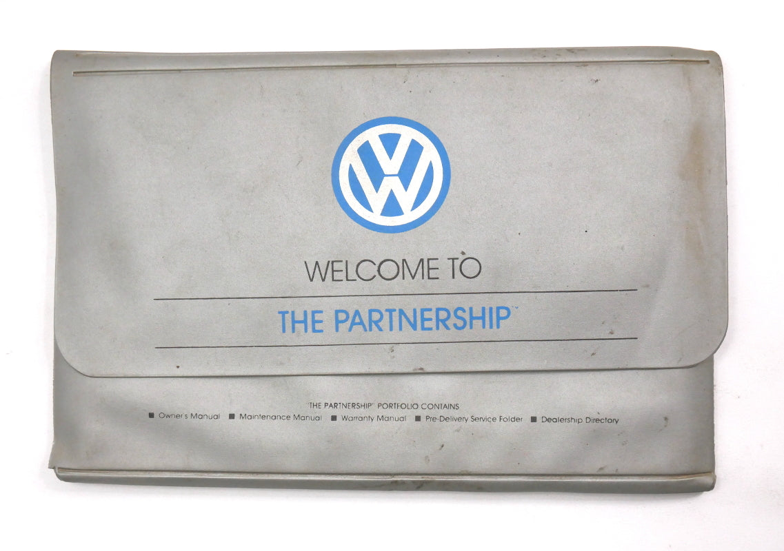 1987 87 Volkswagen VW Jetta MK2 Owners Manual Book - Genuine -