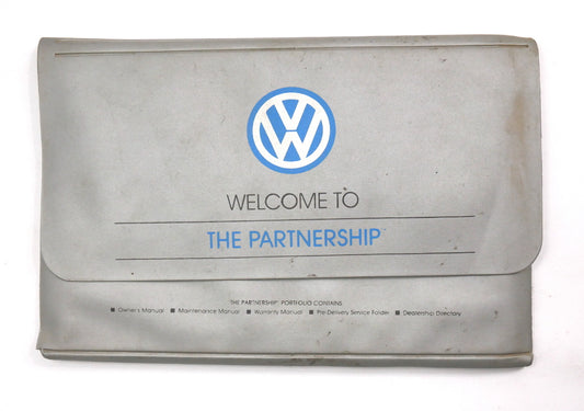 1987 87 Volkswagen VW Jetta MK2 Owners Manual Book - Genuine -