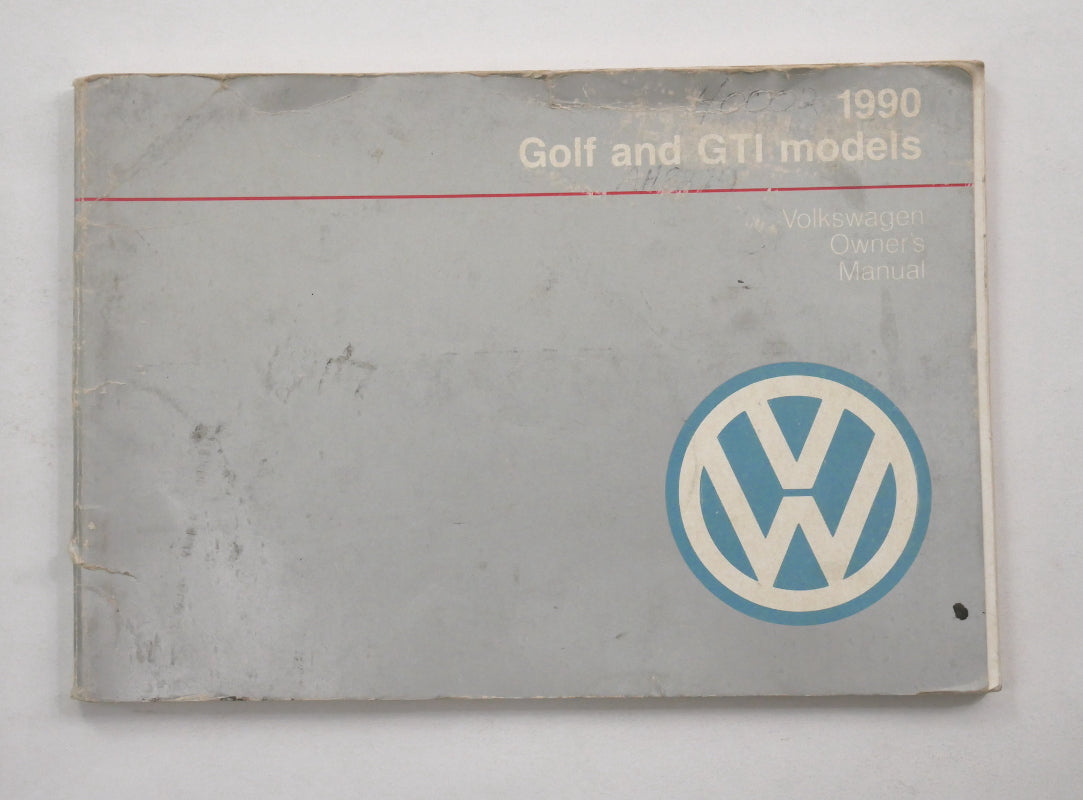 1990 90 VW Volkswagen VW Golf & GTI MK2 Owners Manual Book - Genuine