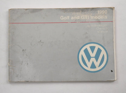 1990 90 VW Volkswagen VW Golf & GTI MK2 Owners Manual Book - Genuine