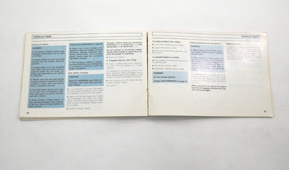 1990 90 VW Volkswagen VW Golf & GTI MK2 Owners Manual Book - Genuine