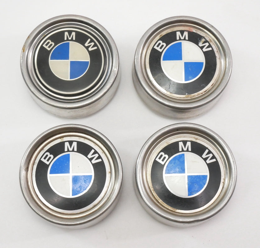 Metal Center Cap Set for BMW E12 E21 E24 E28 E30 2002 ~ 60mm ~ Genuine