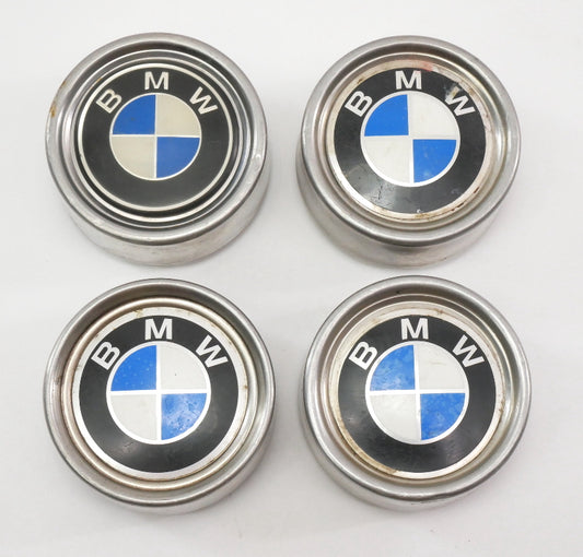 Metal Center Cap Set for BMW E12 E21 E24 E28 E30 2002 ~ 60mm ~ Genuine
