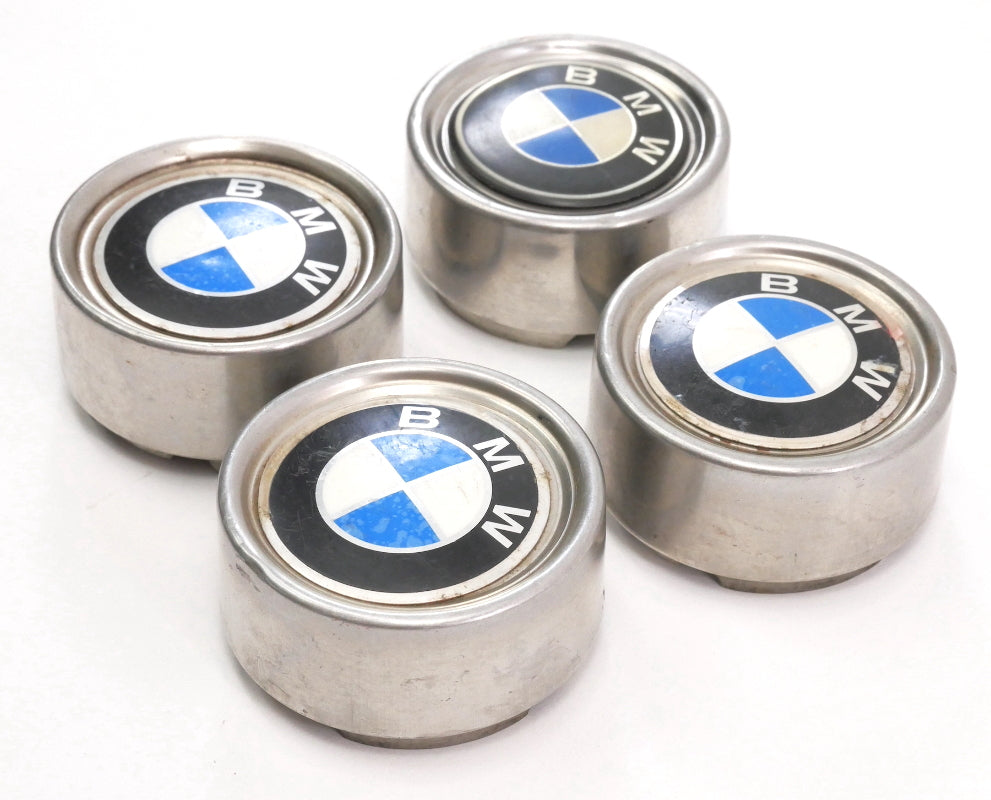Metal Center Cap Set for BMW E12 E21 E24 E28 E30 2002 ~ 60mm ~ Genuine