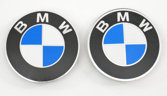 BBS Wheel Center Cap Set of 2 BMW E30 325 318 14" 15" Basket Weave - 09.24.029