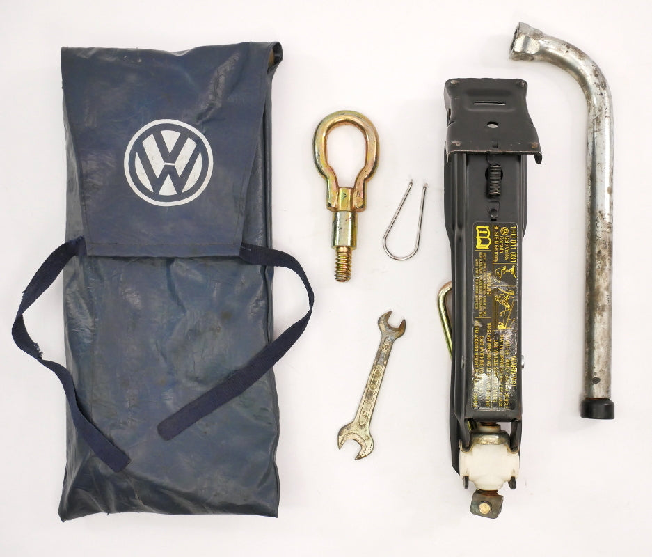 Spare Tire Tool Kit Jack Lug Wrench & Bag 93-99 Jetta Golf GTI Cabrio Mk3 - OEM