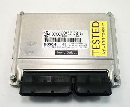 Immo Off Engine Computer ECU ECM 99-01 VW Passat B5.5 Audi A6 V6 3B0 907 551 BA