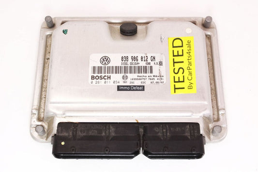 Immo Off ECU ECM Engine Computer 03-04 VW Jetta Golf MK4 TDI ALH 038 906 012 GN