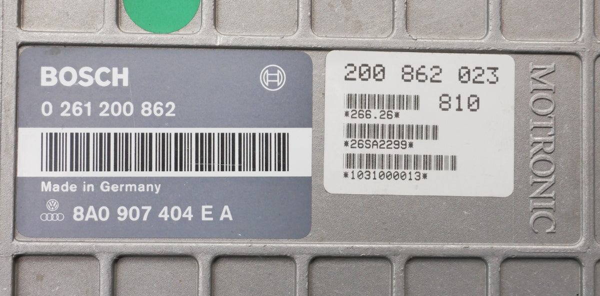 ECU ECM Engine Computer 90-91 VW Passat B3 Jetta GTI MK2 16v Cali 8A0 907 404 EA