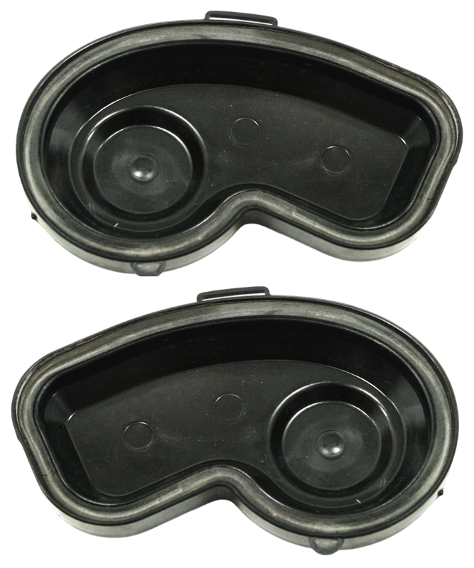 Headlight Head Light Lamp Cap Bulb Access Covers 99-05 VW Jetta MK4 - Genuine