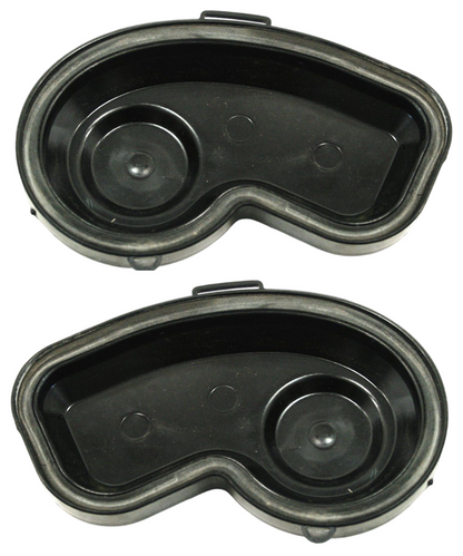 Headlight Head Light Lamp Cap Bulb Access Covers 99-05 VW Jetta MK4 - Genuine