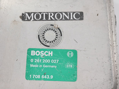 ECU ECM Engine Computer 84-87 BMW 325E E30 - Motronic - 1 708 643.9