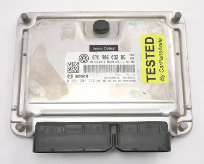 Immo Off Plug Play ECU Engine Computer 08-09 VW Jetta Rabbit MK5 07K 906 032 BG