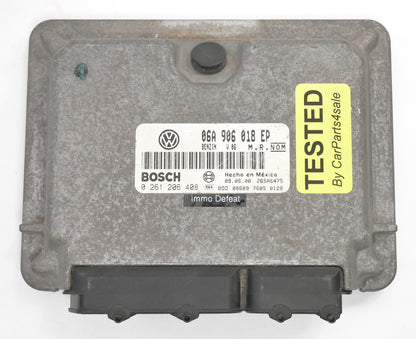 Immo Off ECU ECM Engine Computer 00-01 VW Beetle 2.0 AEG Cali - 06A 906 018 EN