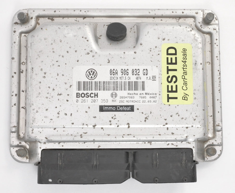 Immo Off Plug Play ECU ECM Engine Computer 2002 VW Beetle 2.0 AT 06A 906 032 GD