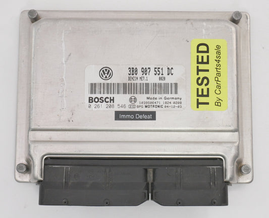 Immo Off Plug & Play ECU Engine Computer 2005 VW Passat B5.5 V6 - 3B0 907 551 DC