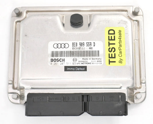 Immo Off PlugPlay ECU Engine Computer 02-03 Audi A4 A6 3.0 V6 AVK 8E0 909 559 D