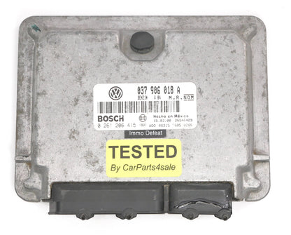 Immo Off Plug Play ECU ECM Engine Computer 00-01 VW Cabrio Mk3.5 - 037 906 018 A
