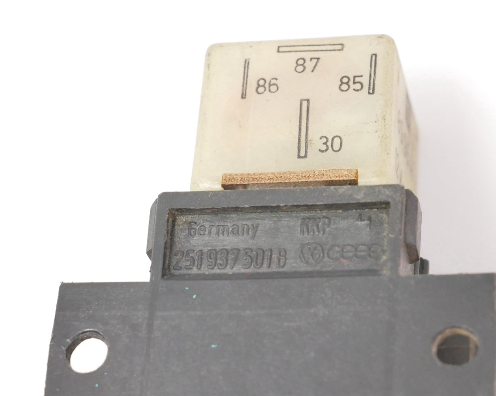 High Speed Fan Relay Module Fuse Mount Bracket 86-91 VW Vanagon - 251 919 505