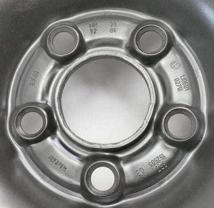 15" x 6" Steel Wheel Rim 5x100 99-05 VW Jetta Golf MK4 - Genuine - 1J0 601 027 Q